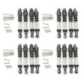 16 Pcs Shock Absorber Damper for Wpl C14 Rc Car Upgrade Parts,black