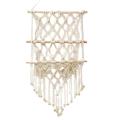 Hand Woven Storage Rack Macrame Tapestry for Boho Decor Ornament