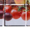 2x 60x90cm Wallpaper Kitchen Anti Oil Wall Sticker Patterns:fruits