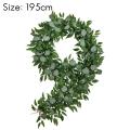 2x Artificial Eucalyptus and Willow Vines Faux Garland Ivy