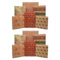 6 Pack Wrapping Paper Sheets,for Birthday Party Wrapping Paper Set