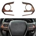 2pcs Steering Wheel Button Cover, for 18-21 Eighth-generation Camry