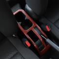 Handbrake Cup Holder Cover Abs for Jimny 2019-2022 ,red Carbon Fiber