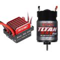 550 Brushed Motor 35t with 60a Esc for 1/10 Rc Scx10 Traxxas Trx4,4