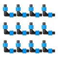 12 Pcs Drip Irrigation Elbows 1/2 Inch Universal Elbow Fitting Hose