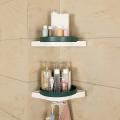 Shower Caddy Corner Shelf, Shampoo, Skincare, Spice Storage, Green