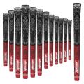 Wosofe 13pcs/lot Rubber and Cotton Thread Golf Club Grips, Red