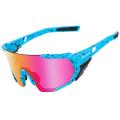 West Biking Photochromic Bike Glasses Bicycle Uv400 Sports,blue