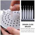 20pcs Shower Nozzle Cleaning Brush Pore Space Clean Nylon Brush