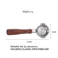 58mm Wood Coffee Machine Bottomless Filter Holder for La Marzocco