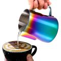 20 Oz Milk Frothing Pitcher with Decorating Art Pen, Colorful