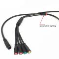 1t4 Extension Cable for Electric Bicycle Brake Display Throttle Part