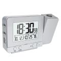 Projection Alarm Clock for Bedrooms, Indoor Thermometer, Hygrometer