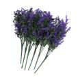 2x Artificial Lavender Flowers Plants 6 Pieces,uv Resistant(purple)