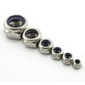 150pcs 304 Stainless Steel Lock Nut Nylon Insert M3 M4 M5 M6 M8 M10