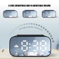 Digital Alarm Clock Usb Charging Station, Bluetooth Speaker,large Led