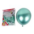 50pcs 10 Inch Latex Balloons Chrome Glossy for Party Decor- Green