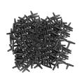 Barbed Tee Fittings 200pcs,fits 1/4 Inch Drip Tubing (4/7mm Tee Pipe)