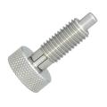 Hand Retractable Spring Plunger with Knurled Lock-out M8x1.25 ,2 Pcs