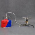Portable Stove Adapter Flat Gas Tank Cooking Tool Propane to Butane