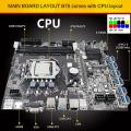B75 Mining Motherboard with Switch Line Lga1155 Cpu Sata3.0 for B250