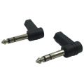 Gold 6.35mm 1/4in Mono Male Jack to Rca Female Plug Adapter Connector