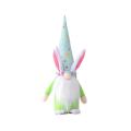Easter Faceless Gnome Rabbit Doll for Spring Party Decor for Home-a