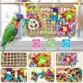 Bird Toys Parrot Foraging Wall Toy Woven Climbing Chewing Hammock Mat
