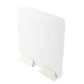 Sneeze Protection Counter and Desk Dedicated, Freestanding White
