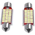 2pcs C5w C10w 36mm 3014 27smd Festoon License Plate Light 12v