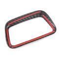 Car Abs Headlight Switch Frame Decoration Cover Trim Stickers