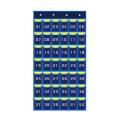 42 Numbered Pockets Chart Cell Phone Hanging Organizer for Classroom