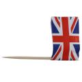 Union Jack Flag Cocktail Sticks - 50 Pack - Ideal for Parties Bbq's Queens Jubilee