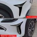 Car Fog Lights Lamp Strips Trim Cover Sticker Chrome