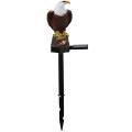 Solar Eagle Led Lawn Garden Villa Decor Led Eagle Ground Plug Light