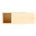 2pcs Wood Jewelry Box for Rings, Earrings, Necklaces,wood Color