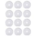 6pcs 360 Spin Mop Replacement Head, Round Shape Microfiber Standard