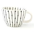 Geometric Ceramic Cup Hand Painted Capacity Irregular Coffee Cup E