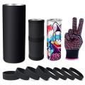 Sublimation Blanks Tumblers Silicone Bands Kit for 20 Oz Cup