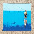 Diveblues Beach Blanket Abysmal Sea Series,blue