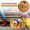 Handmade Knitting Yarn Storage Bowl Wool Crocheted Organizer,b