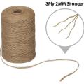 200m/ Roll 2mm Jute Twine Natural Thick Brown Twine