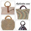 Circle Wooden Handles for Crocheted Knitted Bag Purse Handles