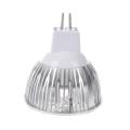 3w 12-24v Mr16 Warm White 3 Led Light Spotlight Lamp Bulb Only