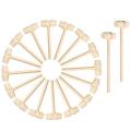 22 Pcs Mini Wooden Hammers Mallet Pounding Toy for Boys Girls, Tool