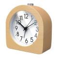Alarm Clock without Ticking Wooden Alarm Clock with Snooze Function B