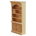 1/12 Dollhouse Miniature Furniture Wood Cabinet Bookcase Bookshelf