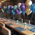 100 Pcs Metallic Latex Balloons,12 Inch Multicolored for Festival