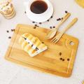 Bamboo Cutting Board for Kitchen, Pizza Fruit Board