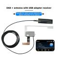 Car Gps Receiver Dab + Antenna with Usb Adapter for Android Player